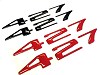 C6 Corvette 427 Z06 Domed Hood Decals Set